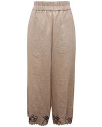 EMMA & GAIA - Straight Trousers - Lyst