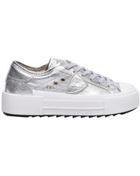 Philippe Model - Schoenen ,Grijs ,Leer Paris Haute Sneakers - Lyst