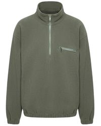 Rier - Truien & Vesten ,Groen ,Polar Fleece Turtleneck - Lyst