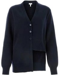 Loewe - Cárdigan Asimétrico De Cachemira Mujer, Mujer, Talla - Lyst