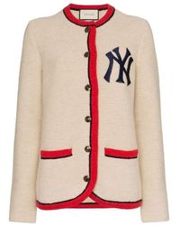 Gucci Vest Met New York Yankees Patch - Naturel