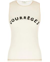 Courreges - Tops ,Tule Illusion Tulle Top - Lyst