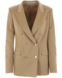 Tagliatore - Jassen ,Bruin ,Kasjmier Parigi Double-Breasted Cashmere Jacket - Lyst