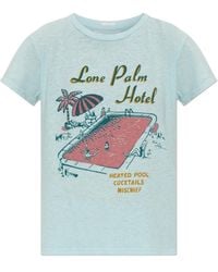 Mother - Tops ,Blauw ,Katoen The Lil Sinful Tee - Lyst