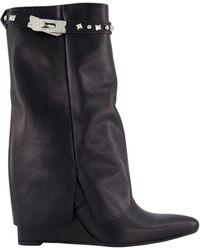 Gibaldi - Studded Leather Wedge Boot - Lyst