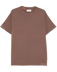 Paura - Tops ,Bruin ,Katoen Kansas Regular T-Shirt Logo - Lyst