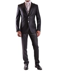 Corneliani - Kostuums ,Grijs ,Elegante Jurk Voor Vrouwen - Lyst