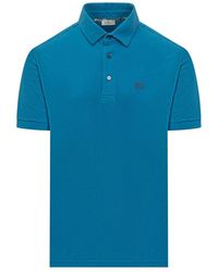 Etro - Polo Shirt Met Logo-Borduursel - Lyst