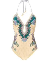 Zimmermann - Badmode ,Veelkleurig ,Indra Badpak Uit Één Stuk - Lyst