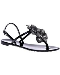 Baldinini - Sandal in black rubber - Lyst