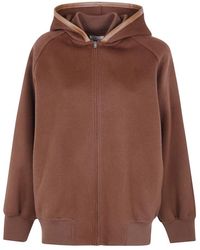 Semicouture - Hoodies & Sweatvesten ,Bruin ,Hoodies - Lyst