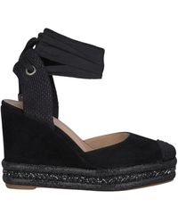 Alma En Pena. - Glitter keilabsatz sandale - Lyst