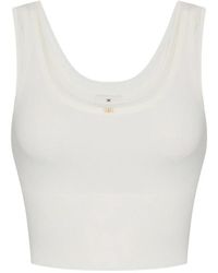 Elisabetta Franchi - Sleeveless Tops - Lyst