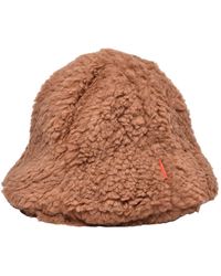 Sunnei - Accessoires ,Bruin ,Polyester Hats - Lyst