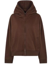 Entire studios - Hoodies & Sweatvesten ,Bruin ,Eternal Zip Sweatshirt - Lyst