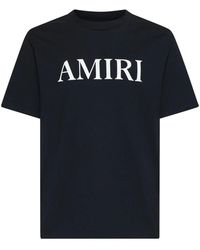 Amiri - Zwarte Crewneck T-Shirts En Polos - Lyst