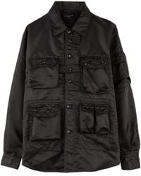 Engineered Garments - Explorer Shirt Jacket Flight Satin Nylon M - Lyst