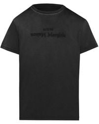 Maison Margiela - T-Shirt mit Reverse Logo - Lyst