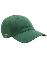 Lacoste - Cotton Twill Cap - Lyst