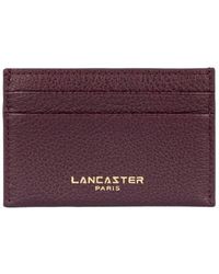 Lancaster - Accessoires ,Bruin ,Leer Dune Kaarthouder - Lyst