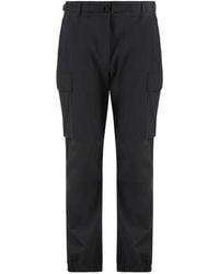 Moncler - Nylon Track Pants Met Elastische Tailleband - Lyst