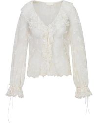 LoveShackFancy - Blouses - Lyst