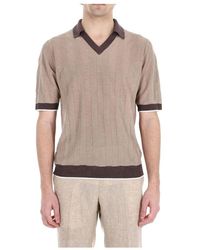 Ballantyne - Tennis-Inspiriertes Dove Polo-Shirt - Lyst