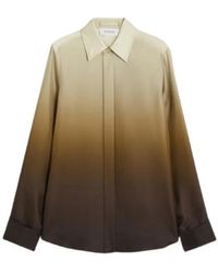Sportmax - Pure Silk Twill Shirt - Lyst