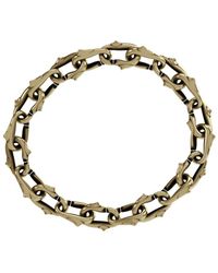 John Richmond - Bracciale a catena con spine oro - Lyst