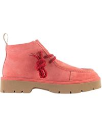 Pànchic - Wildleder ankle boot in mellow rose - Lyst