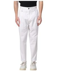 Paolo Pecora - Slim-Fit Trousers - Lyst