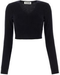 Jil Sander - V-Neck Knitwear - Lyst