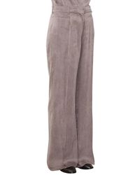 Officine Generale - Wide Trousers - Lyst