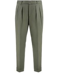 Paolo Pecora - Chino hose mit aufrollbaren bündchen,slim fit chino hose mit aufrollbaren bündchen - Lyst