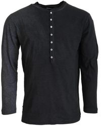 DSquared² - Tops ,Zwart ,Katoen Klassieke Zwarte Trui Met Lange Mouwen - Lyst