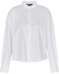 ARMANI EXCHANGE - Overhemden ,Wit ,Katoen Xw 001259 Af 12812 Blouse - Lyst
