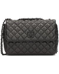 Kazar - Schwarze Lederhandtasche Mit Gesteppter Rechteckiger Form - Lyst