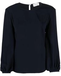 P.A.R.O.S.H. - Blauwe Damesblouse - Lyst