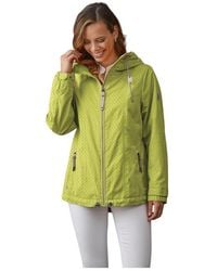 Junge - Jassen ,Groen ,Katoen Moderne Fit Lime Jas Met Capuchon - Lyst