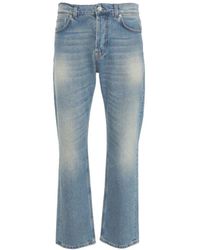 Grifoni - Blaue Slim Fit Stonewashed Jeans - Lyst