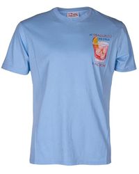 Mc2 Saint Barth - T-shirt in cotone con stampa cartoon - Lyst
