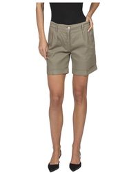 Fay - Korte Broeken ,Groen ,Short Shorts - Lyst