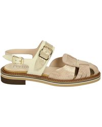 Pertini - Schoenen ,Geel ,Leer Sandal Abbot Dessin - Lyst