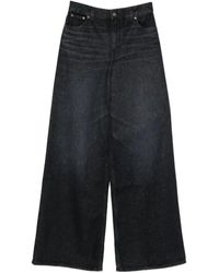 Chloé - Blauwe Zijde & Nylon Jeans - Lyst