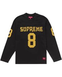Supreme - Fitness ,Zwart ,Katoen Affiliated L/Football Top - Lyst