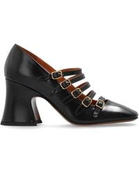 Chloé - Schoenen ,Zwart ,Leer Schoenen Met Hak Janis - Lyst