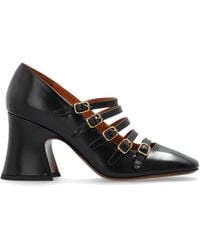 Chloé - Schoenen ,Zwart ,Leer Schoenen Met Hak Janis - Lyst