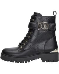 Guess - Oranda Combat Boot - Lyst