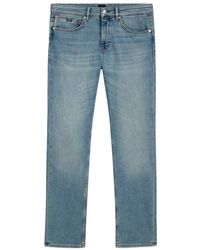 HUGO - Jeans ,Blauw ,Katoen H-Delaware Slim Fit Jeans - Lyst