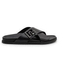 Dolce & Gabbana - Kalfsleren Sandaal - Lyst